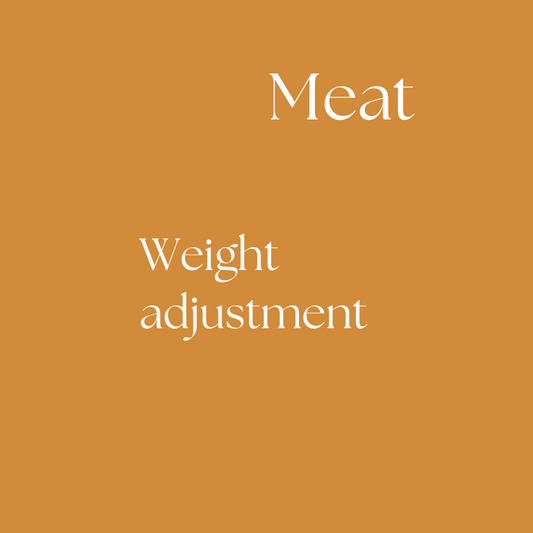 Beef - weight correction